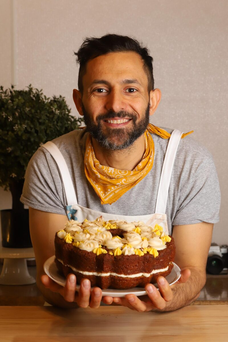Wassem Moarsi in the bakery