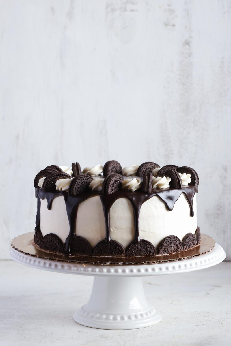 A whole vegan and gluten-free cake from the Sensible Edibles bakery